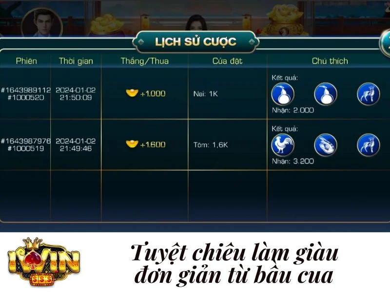 Tuyệt chiêu làm giàu đơn giản từ bầu cua