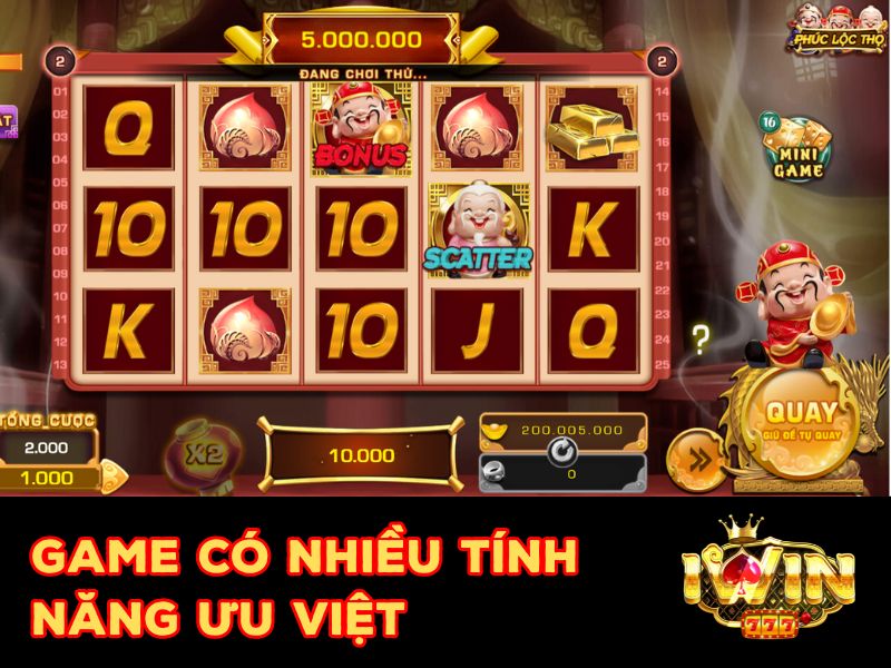 Game có nhiều tính năng ưu việt