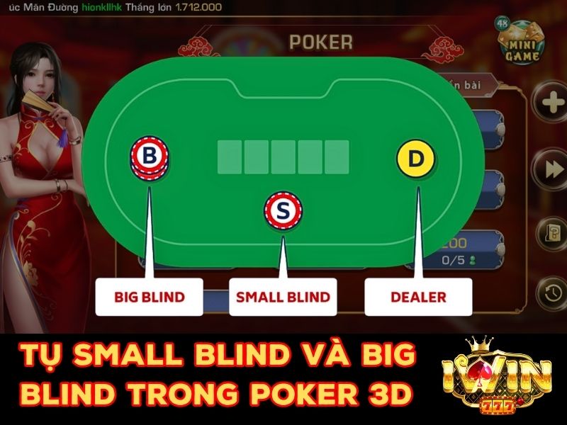 2 tụ Big Blind và Small Blind trong tựa game