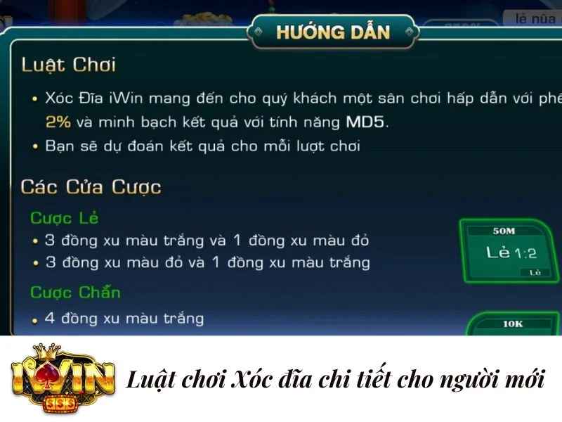 Luật chơi Xóc đĩa chi tiết cho người mới